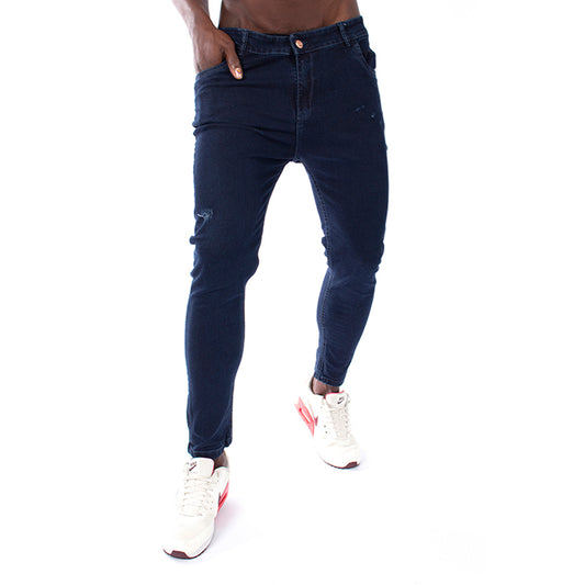 Skinny Jean | Azul Petroleo con Desgastes CL2182