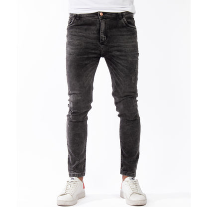 Super Skinny Jean | Gris  con Desgastes CL2225